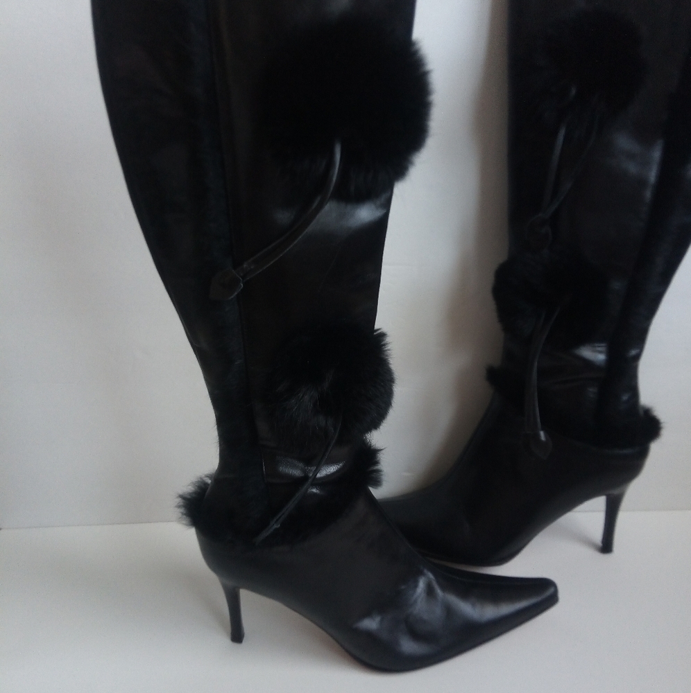 Authentic Beston Vero Cudio Italian Stiletto Boots